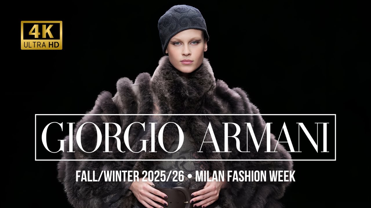 GIORGIO ARMANI Automne Hiver 2025 : Élégance et Raffinement à la MFW