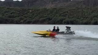 1975 Pickle fork Hydro jet boat  “lake destroyer”