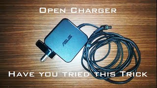 How To Open A Charger | Laptop adapter disassemble trick | Asus laptop adapter box disassemble