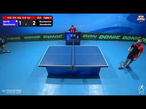 20:00 Serhii Skachenko 3 - 2 Viacheslav Kovalenko West 5 WIN CUP 09.12.2022 | TABLE TENNIS WINCUP