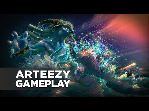 Arteezy playing Morphling (Gameplay)