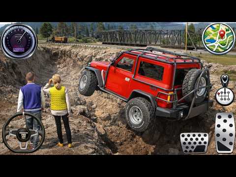 4x4 Offroad Jeep Driving Simulator 3D - Drive SUV 4x4 jeep Offroad Game - Android Gameplay