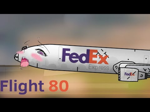 FedEx Express Flight 80. | CRASH ANIMATION. |