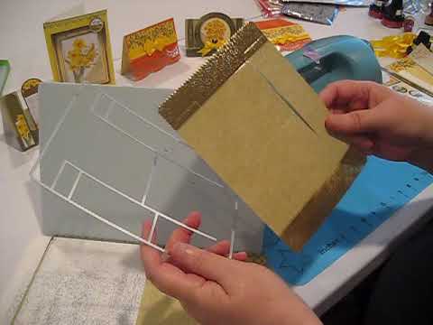 Hunkydory Crafts Card Making Tutorial -- Birth Flowers March -- Daffodils