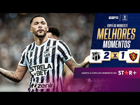 Gols e lances de Ceará x Sport