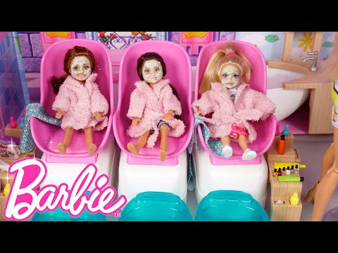 Barbie Dolls Girls Spa Birthday Party Story