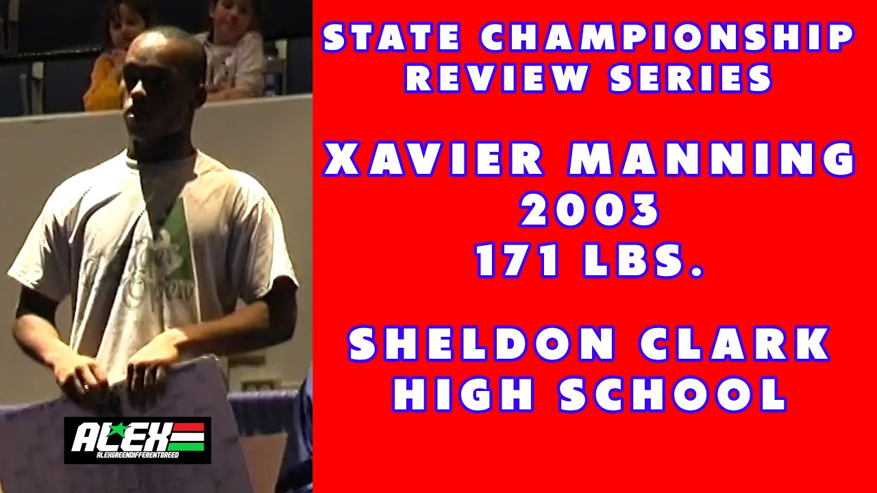 State Wrestling Championship match review w/ Xavier Manning (Sheldon Clark; 2003 171 lbs.)