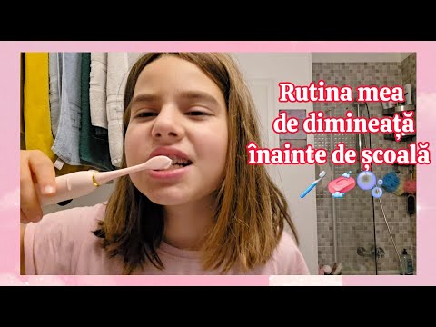 How I get ready for school in the morning 🪥🧼🫧 #routines #mornings #school