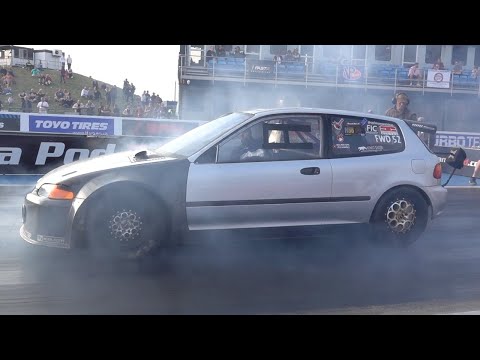 STOCK BLOCK K20 WORLD RECORD 9.71 @ 145mph