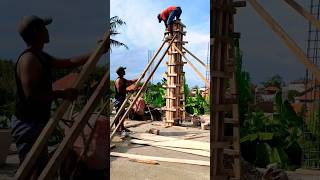 Download lagu pemasangan bekisting kolom beton pipih #shorts mp3