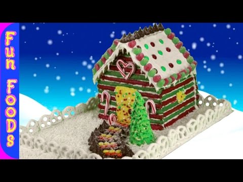 How to Make a Homemade Gingerbread House Using Pretzel...