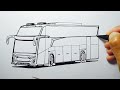 Cara Menggambar Bus JB 5 Herukwinarko