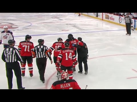 🔥Feisty🔥 2nd Period Between Devils & Blue Jackets