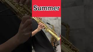 Download lagu 【名曲】夏なので「summer」を演奏してみました#saxophone #summer#久石譲 mp3