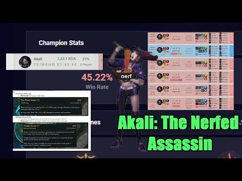 Akali:  The Nerfed Assassin