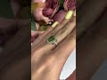 Серебряное кольцо с султанитом 3.884ct