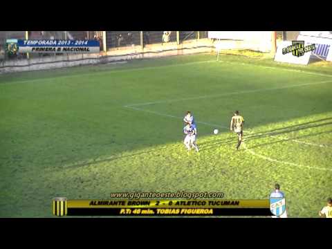 ALMIRANTE BROWN 2 - 0 ATLETICO TUCUMAN(Los goles)   www.giganteoeste.blogspot.com