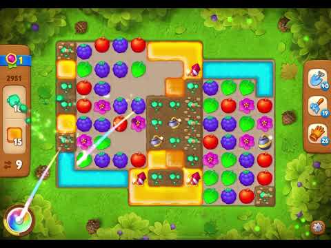 GardenScapes Level 2951 no boosters (15 moves)