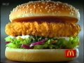 Commercial McDonald S Crispy Chicken Breast Fillet Burger 2001