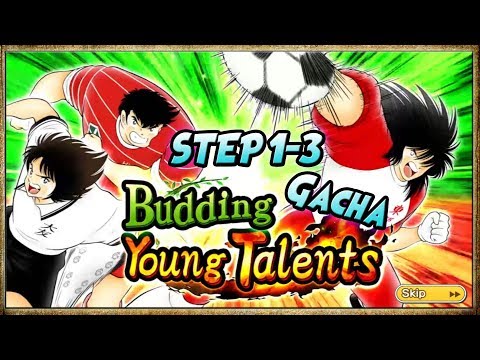GACHA STEP 1-3 JAPAN MIDDLE SCHOOL (KEN, JITO, NITTA) - Captain Tsubasa Dream Team