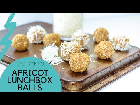 Stace's HEALTHY Apricot Lunchbox Bliss Ball Recipe ~ Just 4-Ingredients Protein Balls!