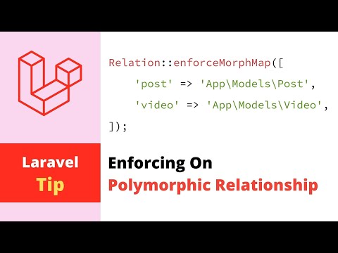 Enforce Morph Map On Polymorphic Relationship - Laravel Tip