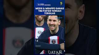 Liga Prancis - Lionel Messi dan Kylian Mbappe Ganas, Tim Papan Tengah Tercukur PSG 4-2
