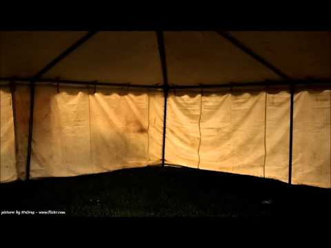 Das Geräusch von Regen auf einem Zelt [9 Stunden] | Entspannungmusik & Klangtherapie ◄◄◄