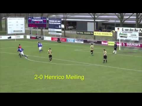 Doelpunten Henriko Meiling 2012-2013 SDC Putten 1