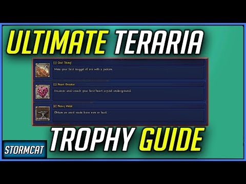 TERRARIA 1.3 ALL ACHIEVEMENTS GUIDE 2019 (PART 2) - ooo! shiny! - Heart Breaker - Heavy Metal
