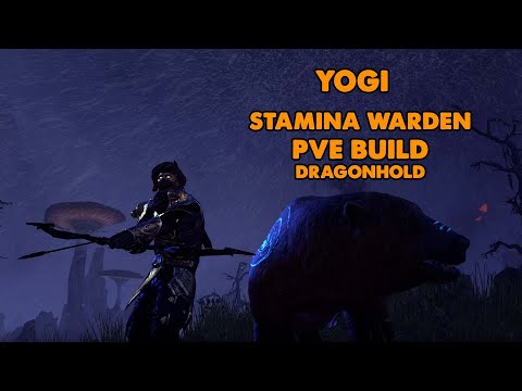 ESO - Yogi - Stamina Warden bow/bow PVE Build - (Dragonhold)