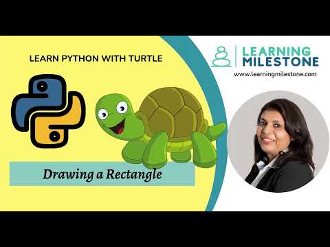 Python Turtle To Create Square And Rectangle Shape With Source Code