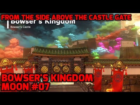 Super Mario Odyssey - Bowser's Kingdom Moon #07 - From the Side Above the Castle Gate
