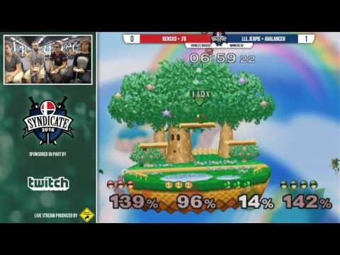 SYN2016 - RENSXD + .FB Vs LLL.Jeapie + Avalancer - SSBM Doubles Bracket Winners R2