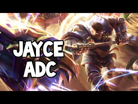 JAYCE BRIGHTHAMMER ADC GAMEPLAY - League of Legends ft. Alymew