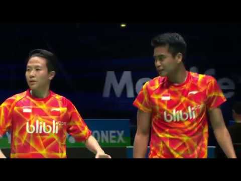 Yonex All England Open 2017 | Badminton QF M3-XD | Adc/Adc vs Ahm/Nat