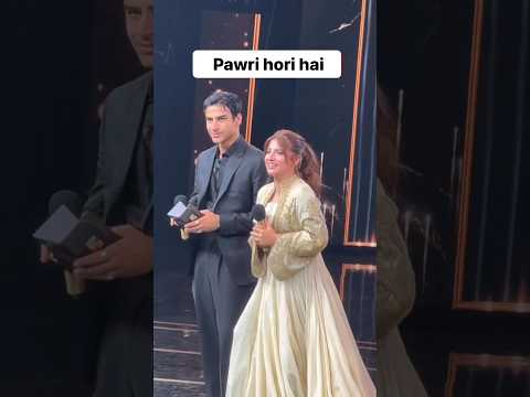 Dananeer says Pawri (party)ho rahi ha ...hum award 2024
