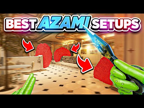 The BEST 40+ Azami Spots & Setups For RANKED | Rainbow Six Siege