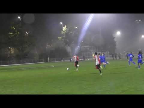 Jero Chin scores two lovely goals! SC Feyenoord vs Barendrecht 17-1