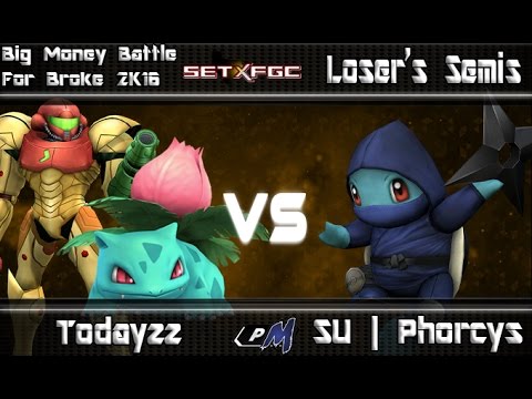 BMBFB : Loser's Semis : Todayzz (Ivy, Samus) vs SU | Phorcys (Squirtle) - Project M