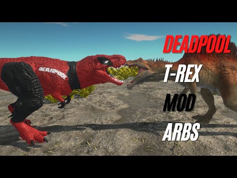 DEADPOOL T-REX MOD vs DEATH CLIMB  - Animal Revolt Battle Simulator