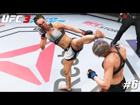 EA Sports UFC 3 - PS4 Pro 1080p 60fps match /  Alexa Grasso vs Felice Herrig #6