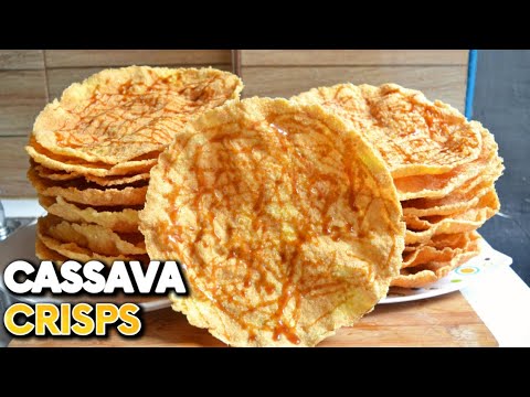 TRY MAKING THESE USING CASSAVA! SO CRUNCHY! | SALVARO or CASSAVA CRISPS! | Precy Meteor