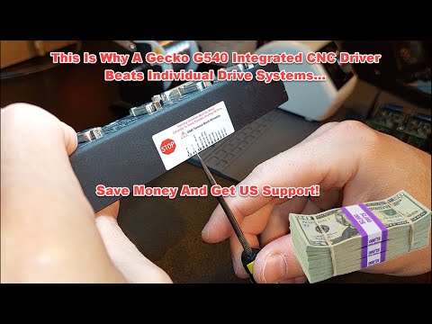Aus diesem Grund ist ein integrierter Gecko G540 CNC-Treiber einzelnen Antriebssystemen überlegen.