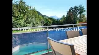 preview picture of video 'Bluffy, Lake Annecy, holiday cottage with private and heated pool.  Sleeps 12'