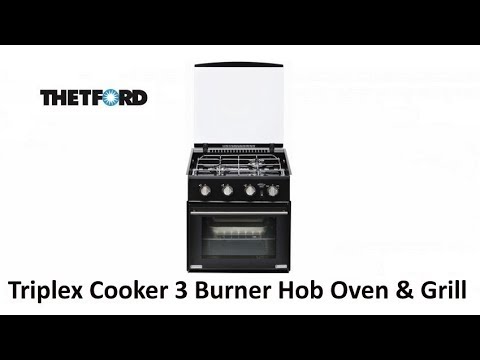 Thetford Triplex Caravan Cooker 3 Burner Hob Oven & Grill