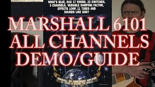 Video thumbnail for MARSHALL 30TH Anniversary 6101 COMBO + GIBSON LP TONE/CHANNEL GUIDE HD by Caloss2 Gaming