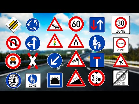 🚦 German Road Signs & Meanings | Learn Traffic Signs in Germany 🇩🇪 (Part 2)