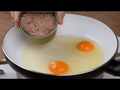 ¡Con solo huevos y atún hice una cena increíble y económica!