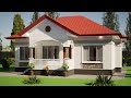 3 BEDROOM BUNGALOW HOUSE DESIGN - 88 SQM / 947.2 SQFT- SMALL & SIMPLE HOUSE